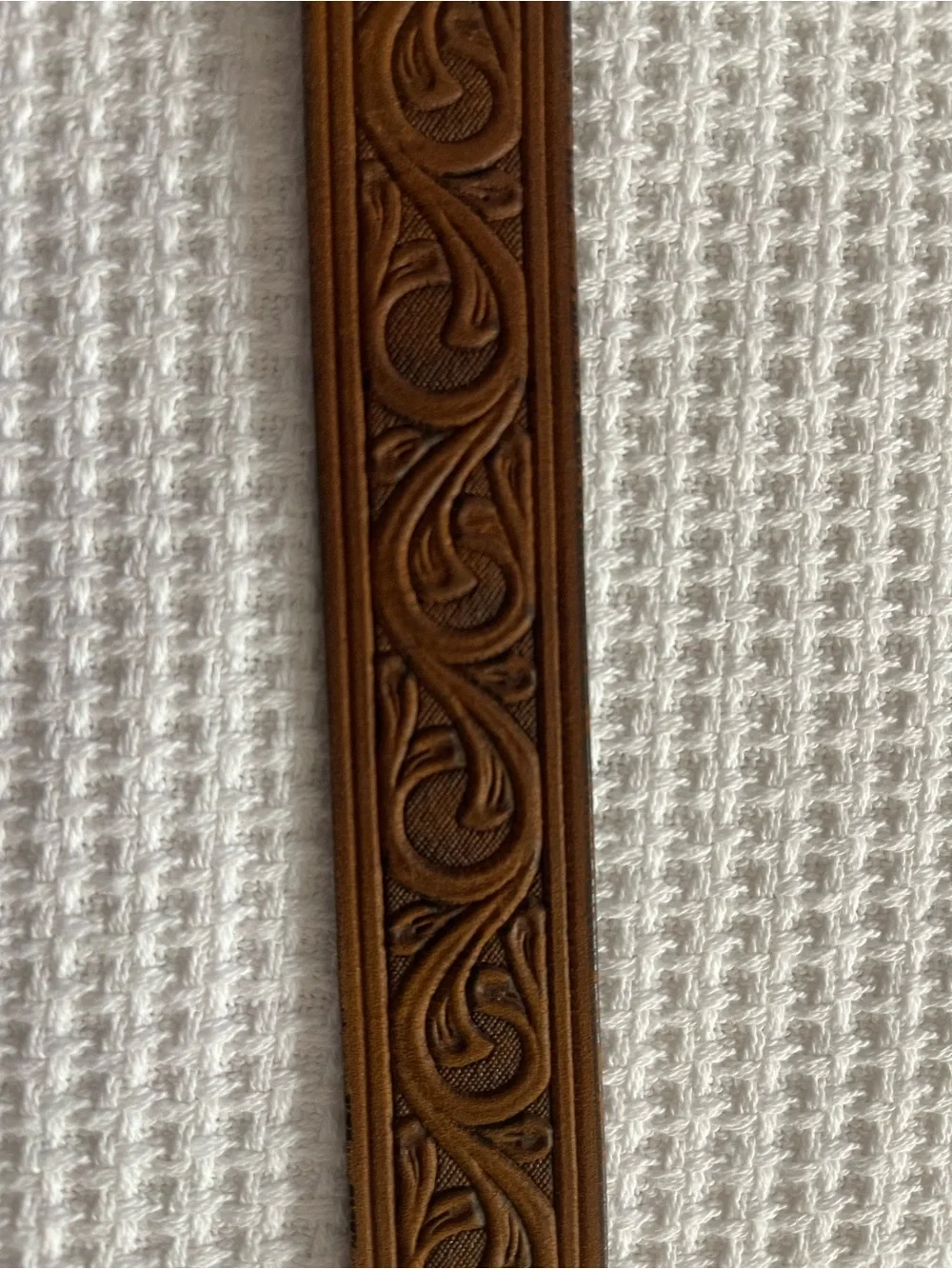 JUSTIN BOOTS GIRL'S WESTERN SCROLL HEART BELT